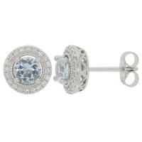 Guest and Philips - D 20pt 40st 2st Aqua Set, White Gold - 9ct Ring 09EASG86468 09EASG86468