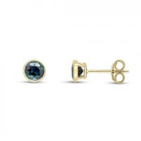 Guest and Philips - Sapphire Set, Yellow Gold - 9ct Stud Earrings, Size 5mm 33-21-016