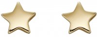 Gecko - Yellow Gold 9ct Star Stud Earrings GE2366