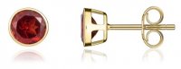 Guest and Philips - Garnet Set, Yellow Gold - Stud Earrings - 33-41-002