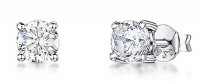 Jools - Cubic Zirconia Set, Sterling Silver - Size 3mm HBE3RD