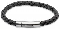 Unique - Moro, Leather - Stainless Steel - Bracelet, Size 21 B507ABL-21CM