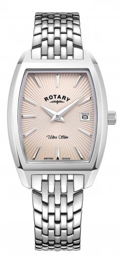 Rotary - Ultraslim, Stainless Steel - Quartz Watch, Size 25mm LB08015-90