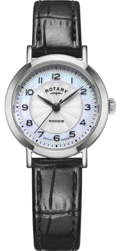 Rotary - Dress, Stainless Steel - Leather - Quartz Watch, Size 27mm LS05420-68