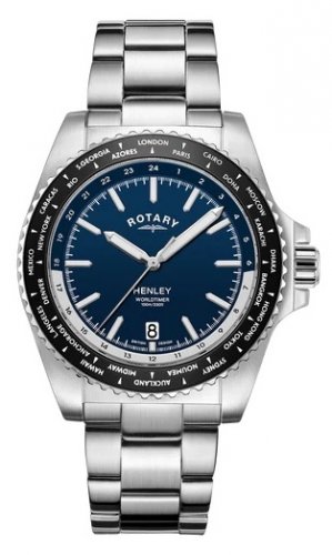 Rotary - Henley, Stainless Steel - Quartz Watch, Size 42mm GB05370-88