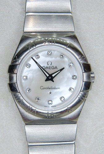 Antique Guest and Philips - Diamond Set, Stainless Steel - Omega Constellation, Size 27mm PKT1727