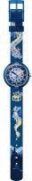 Swatch - FLIK FLAK CITY OF LIFE, Plastic/Silicone - Fabric - Lover of Dragons Quartz Watch, Size 31.85mm FPNP125