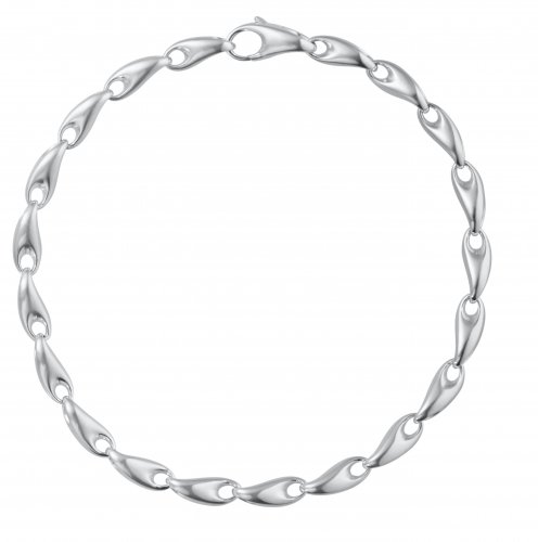 Georg Jensen - Reflect, Sterling Silver - Slim Bracelet, Size L 20001097000L