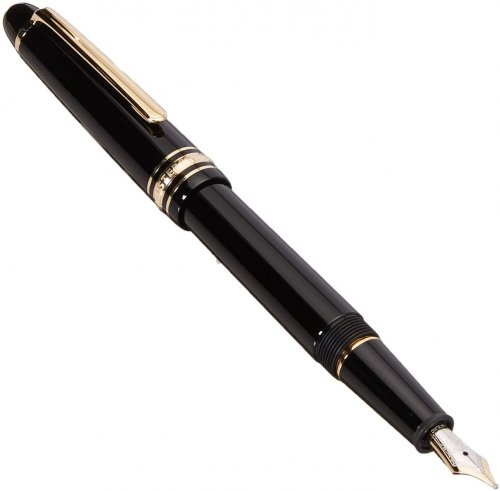 Mont Blanc - Meisterstck Gold-Coated Classique Fountain Pen, Plastic/Silicone - Yellow Gold Plated - Size 140 X 13.7 mm 106514