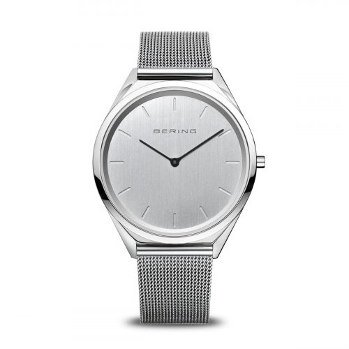 Bering - Ultra Slim, Stainless Steel Mesh Bracelet Watch 17039-000