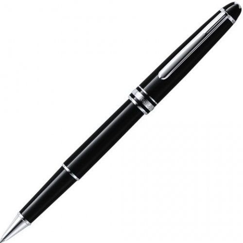 Mont Blanc - Meisterstck Platinum-Coated Classique Rollerball, Plastic/Silicone - Rhodium Plated - Size 136.9x12.5x12.5mm 2865