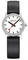 Mondaine - EVO2, Stainless Steel - Leather - Quartz Watch, Size 30mm MSE.30110.LB