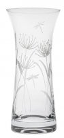 Royal Scot Crystal - Dragonfly, Glass/Crystal - Lily Vase, Size 23cm DRLILY