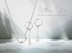 Claudia Bradby - Northern Star pearl and silver range.