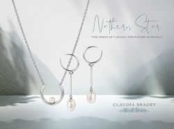 Claudia Bradby - Northern Star pearl and silver range.