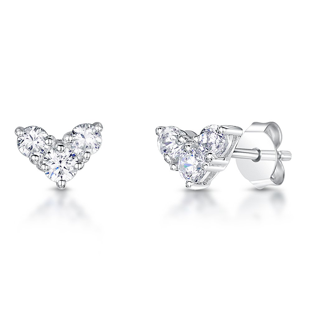 sterling silver stud set