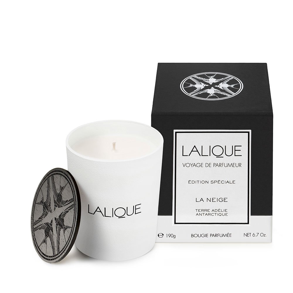 Lalique - The Snow, Antarctica, Glass Candle B14181 | Guest and Philips