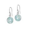 Dower and Hall - Chalcedony Set, Sterling Silver - - Drop Earrings - JE22-S-CHAL