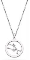 Kit Heath - Cekeste constellaion, Cubic Zirconia Set, Sterling Silver - Rhodium Plated - Taurus Necklace 90471tau