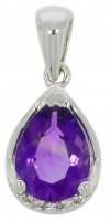 Guest and Philips - AMETHYST, Diamond Set, White Gold - PENDANT 09CIDG85625
