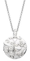 Kit Heath - Blossom Flyte, Sterling Silver - Rhodium Plated - Honey Bee Necklace, Size 18inch 90331RP