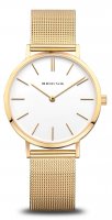 Bering - Classic, Yellow Gold Plated - Quartz Watch, Size 34mm 14134-331