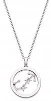 Kit Heath - Celeste Constellation, Cubic Zirconia Set, Rhodium Plated - Sterling Silver - Scorpio Necklace, Size 18" 90471SCO