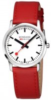 Mondaine - Simply Elegant, Stainless Steel - Leather - Quartz Watch, Size 36mm A400.30351.11SBP