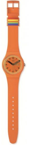 Swatch - Proudly Orange, Plastic WATCH SO29O700