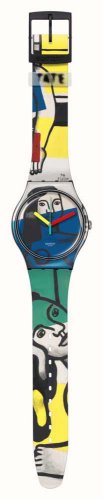 Swatch - Leger's Two Women, Plastic/Silicone - Quartz Watch, Size 41mm SUOZ363C