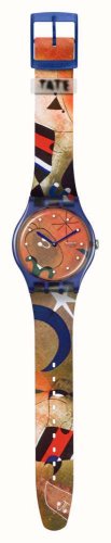 Swatch - Miro's Woman & Bird, Plastic/Silicone - Quartz Watch, Size 41mm SO29Z136C