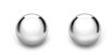 Guest and Philips - 9CT, White Gold - BALL STUD EARRINGS, Size 4MM SE104