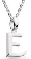 Kit Heath - Letter E, Sterling Silver Necklace 9198rpe