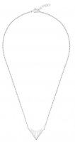 Lalique - Style 1925, Glass - Silver Plated - Necklace, Size 44mm 10680300