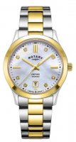 Rotary - Cantebury, D x 8 Set, Yellow Gold Plated - Stainless Steel - MOP Quartz Watch, Size 30mm LB05521-41-D