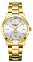 Rotary - Oxford, D x 8 Set, Yellow Gold Plated - Quartz Watch, Size 30mm LB05523-06-D
