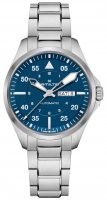 Hamilton - Aviation, Stainless Steel - Khaki Pilot Day Date Quartz Watch, Size 42mm H64635140