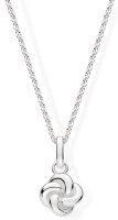 Kit Heath - Marina Tide Knot, Sterling Silver - Rhodium Plated - Knot Necklace, Size 18inch 91060RP