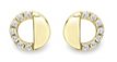 Guest and Philips - 9CT, Yellow Gold CZ EARRINGS SE613