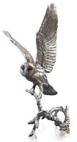 Richard Cooper - Barn Owl with Pinecones, Bronze  1189