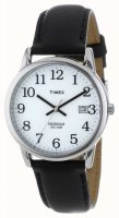 Timex - Basic, Leather Round White Dial Watch - TRH281D7PF