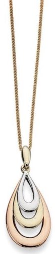 Gecko - 9CT, Yellow Gold TEARDROP PENDANT GP826