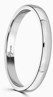 Guest and Philips - Palladium Wedding Band Ring, Size U
