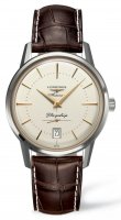Longines - Flagship Heritage, Stainless Steel - Leather - Auto Watch, Size 38.5mm L48154782