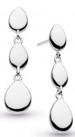 Kit Heath - coast pebble, Sterling Silver drop earrings 60189rp