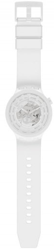 Swatch - C-White, Plastic/Silicone Watch SB03W100