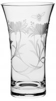 Royal Scot Crystal - Bee & Honeysuckle, Glass/Crystal Flared Vase BEEFV BEEFV