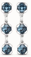 Uno de 50 - Charismatic, Silver Plated Earrings PEN0912AZUMTL0U