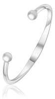 Guest and Philips - Sterling Silver - Torque Bangle Bead & Engraving Plate, Size 60x70mm 20-30-036-L