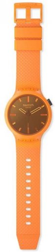 Swatch - Crushing Orange, Plastic/Silicone - Quartz Watch, Size 47mm SB05O102